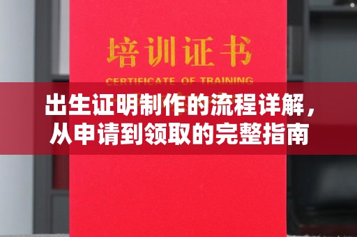 庐江出生证明制作的流程详解，从申请到领取的完整指南